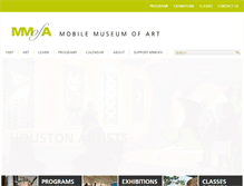 Tablet Screenshot of mobilemuseumofart.com